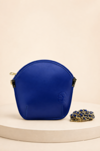 Pochette Sarah Li Majorelle Microfibre