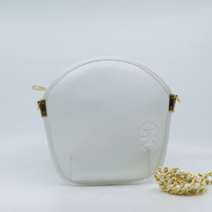 Pochette Sarah Li Blanche en Microfibre