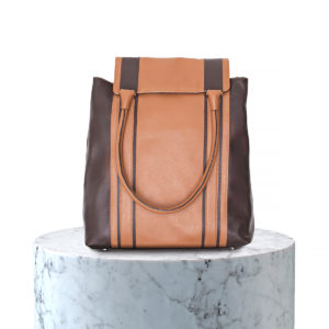 sac en cuir marron