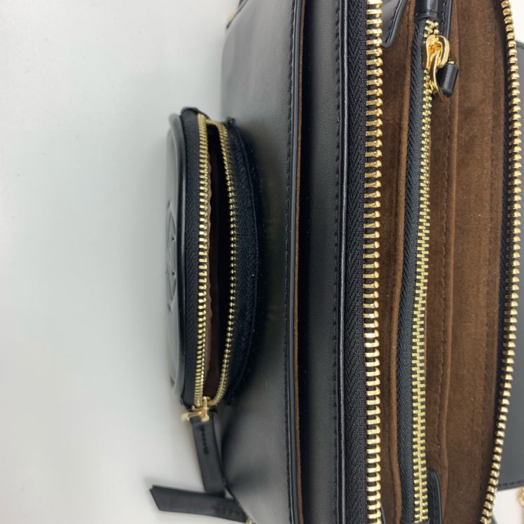 Mylène Ebene clutch bag