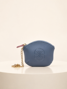 Porte-monnaie Lola Fruits des Bois en cuir-détail du sac Lyne Juline
