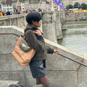 Ludivine Wood shopping bag