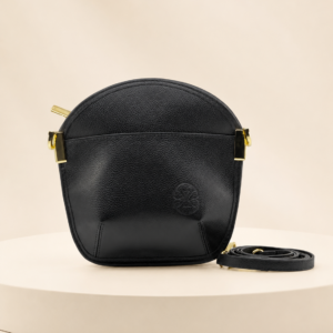 mini Sarah LI noir en cuir - detail du sac Lyne Juline