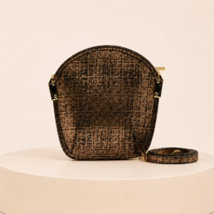 mini sarah li cuivre en cuir -detail du sac lyne juline 