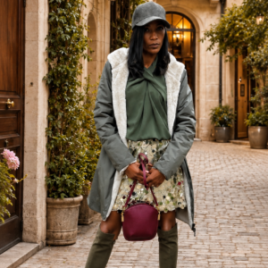 mini sarah li bordeaux-détail du sac Lyne Juline