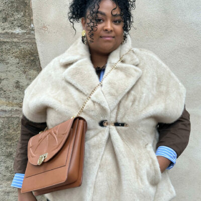 Sac Ophra – Édition Cognac en Cuir Lisse