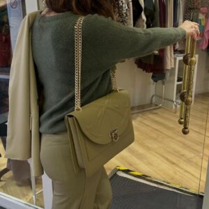 Sac Ophra – Édition Olive Nude Smooth Leather